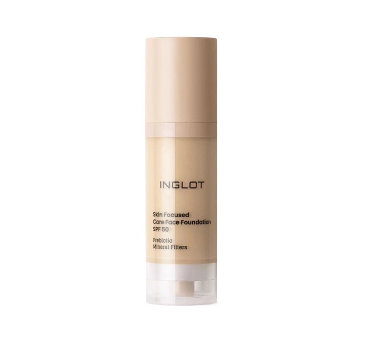 INGLOT SKIN FOCUSED CARE FACE FOUNDATION PIELĘGNACYJNY PODKŁAD DO TWARZY 301 LIGHT OLIVE 30ML