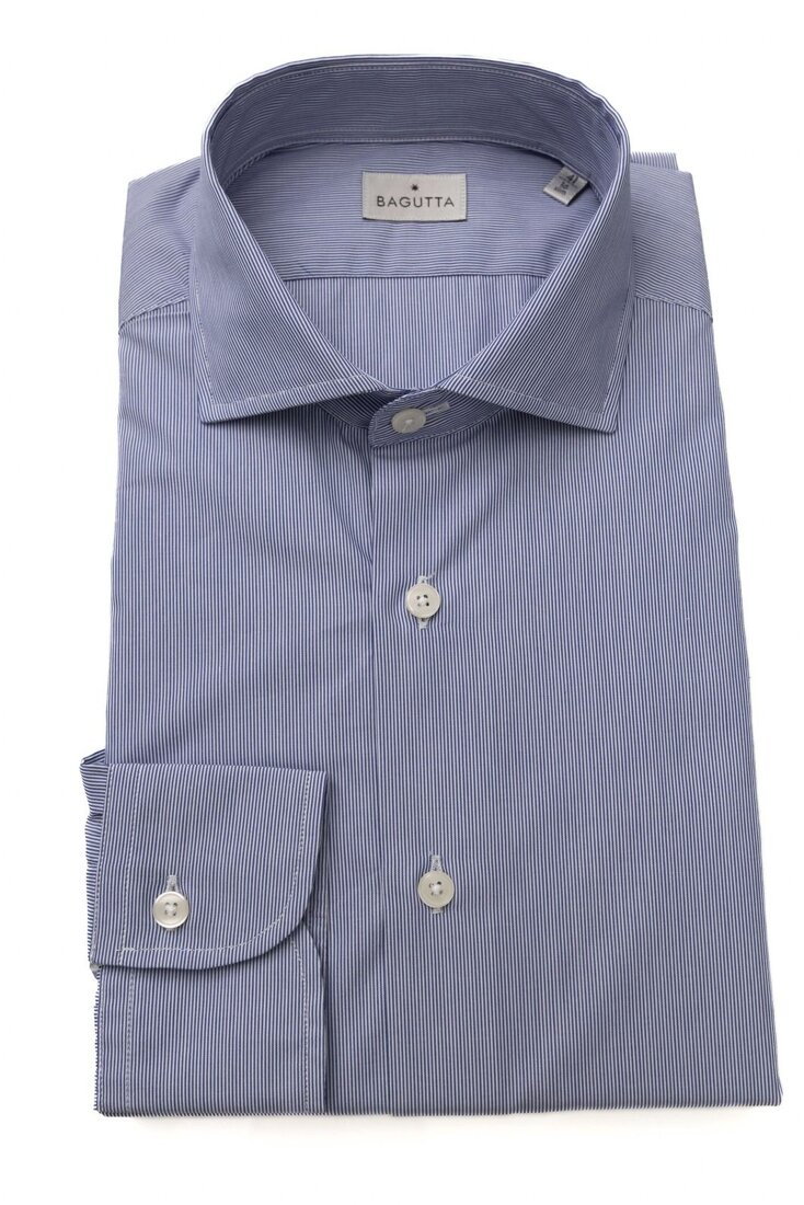 Koszula marki Bagutta model 12745 WALTER kolor Niebieski. Odzież męska. Sezon: