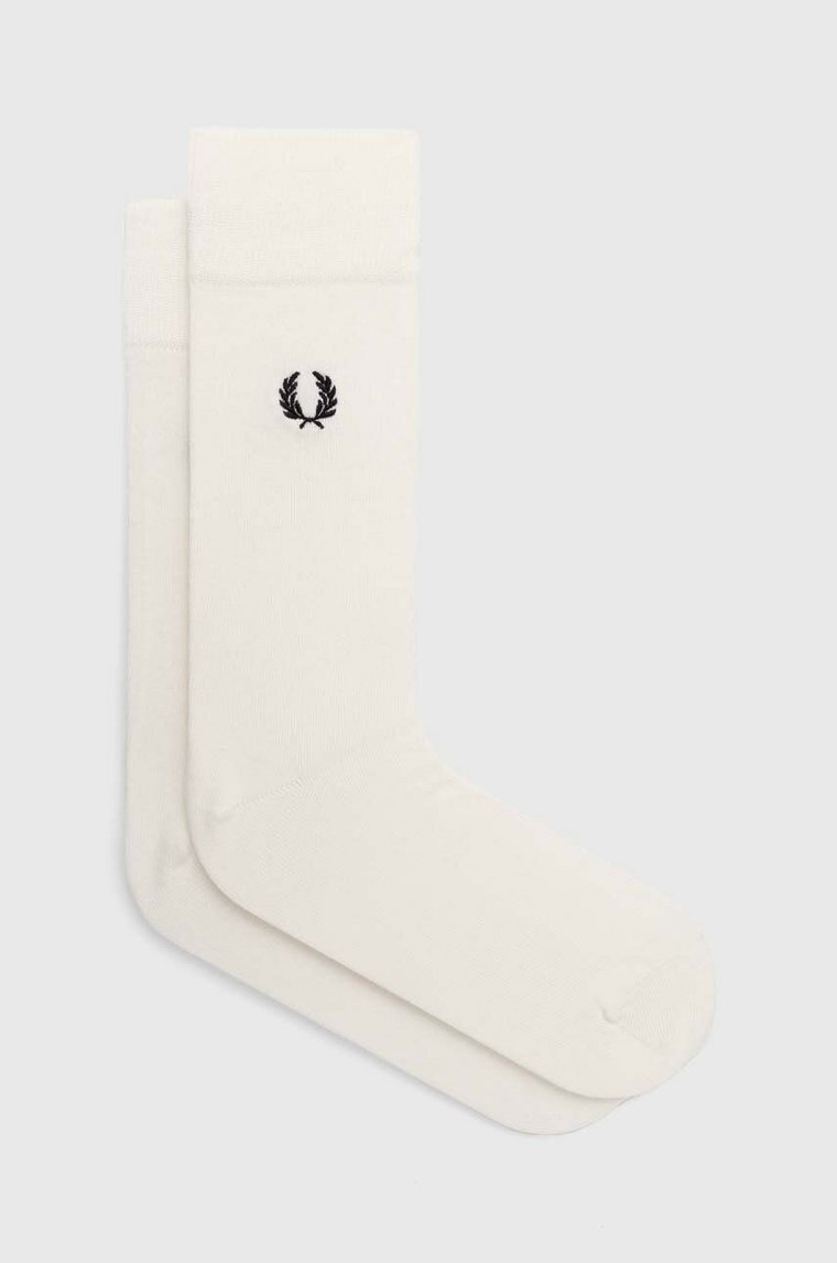 Fred Perry skarpetki Classic Laurel Wreath Sock męskie kolor biały C7135.L59