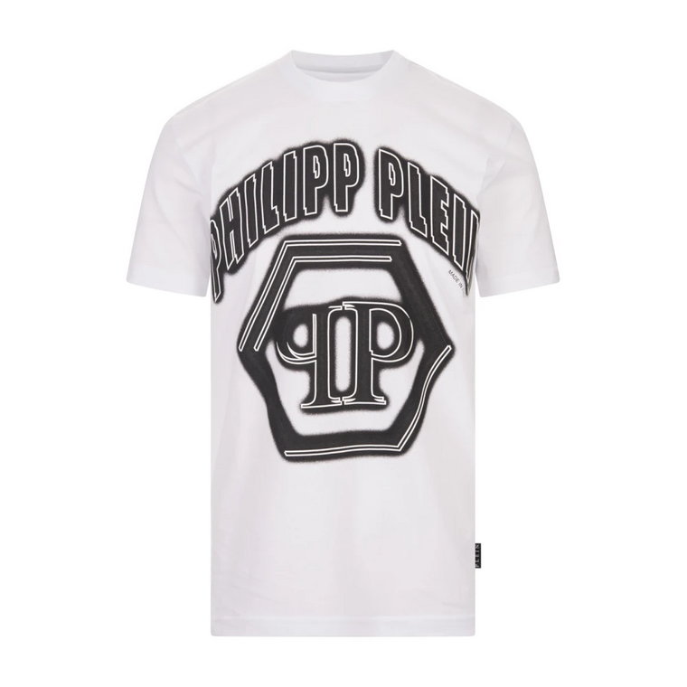 Fajny T-shirt Graficzny Fadcmtk Styl Philipp Plein