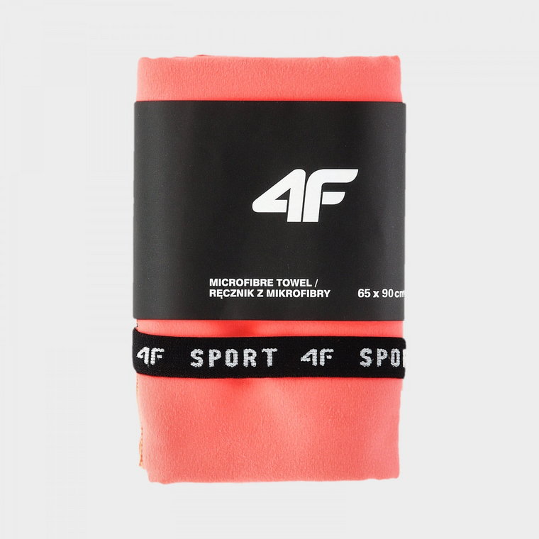 Ręcznik sportowy szybkoschnący 4F 4FWSS24ATOWU037 - łososiowy