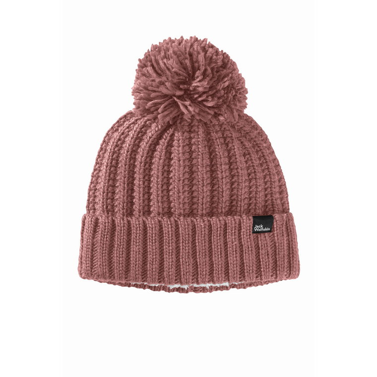 Czapka na zimę Jack Wolfskin HIGHLOFT KNIT BEANIE W afterglow - S