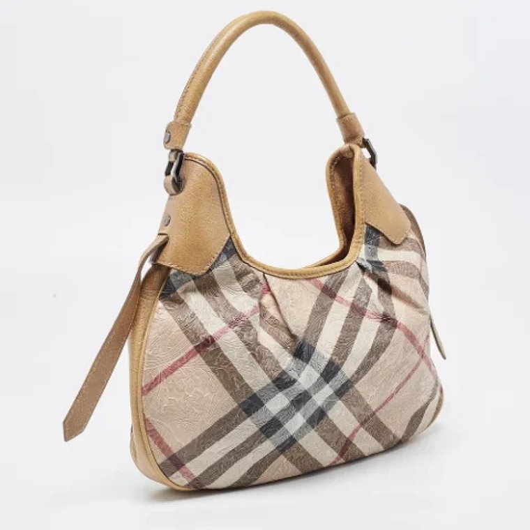 Pre-owned Leather handbags Burberry Vintage