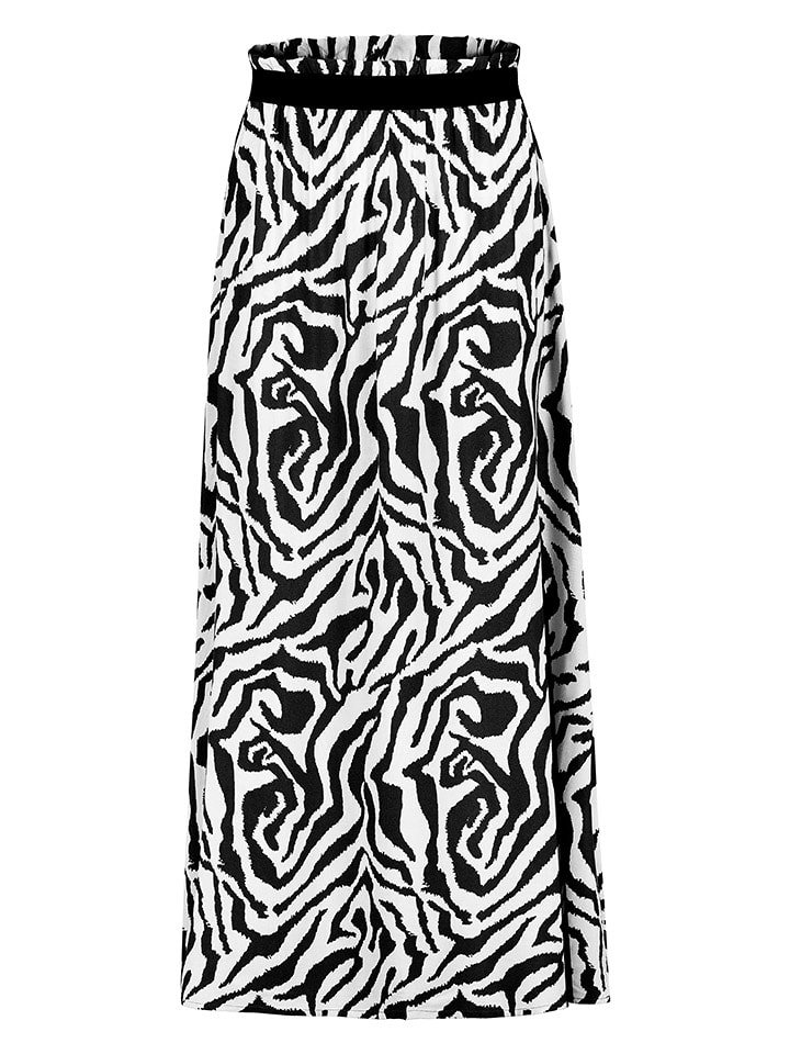 Sublevel Sukienka w kolorze biało-czarnym