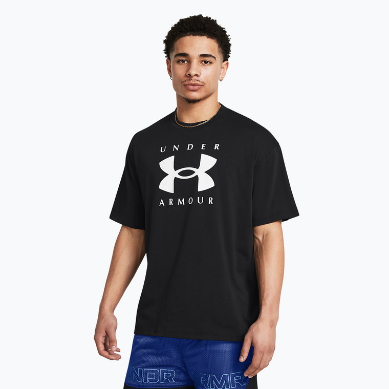 Koszulka męska Under Armour HW OS Branded black/white