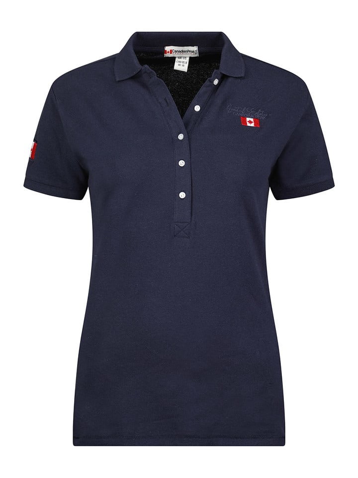 Canadian Peak Koszulka polo "Kellyeak" w kolorze granatowym