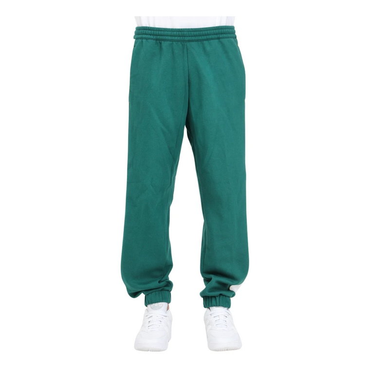 Zielone NY Pant z nadrukiem logo Adidas Originals