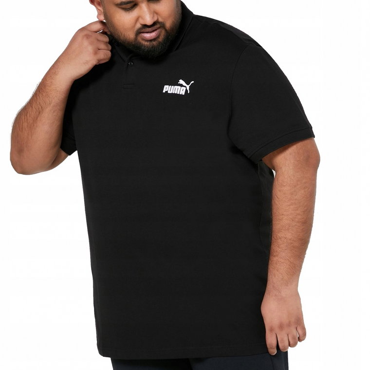 Puma koszulka polo polówka czarna plus size 5XL