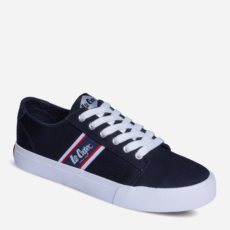 Tenisówki męskie niskie Lee Cooper LCW-24-02-2142 45 29.3 cm Ciemnoniebieskie (5904292133000). Trampki męskie