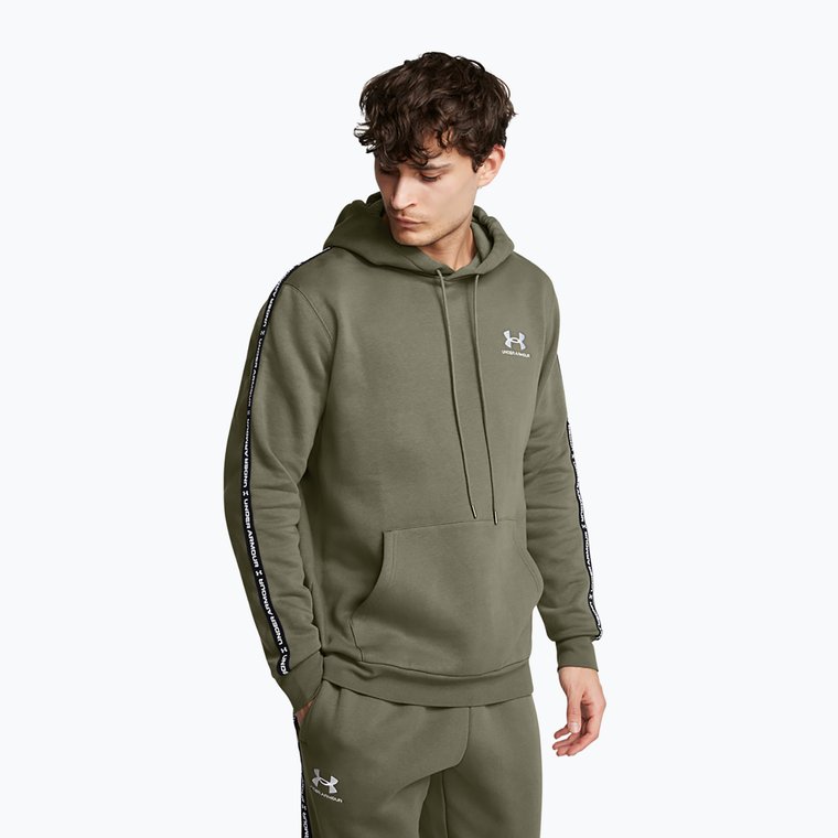 Bluza męska Under Armour Icon Fleece HD marine green/white