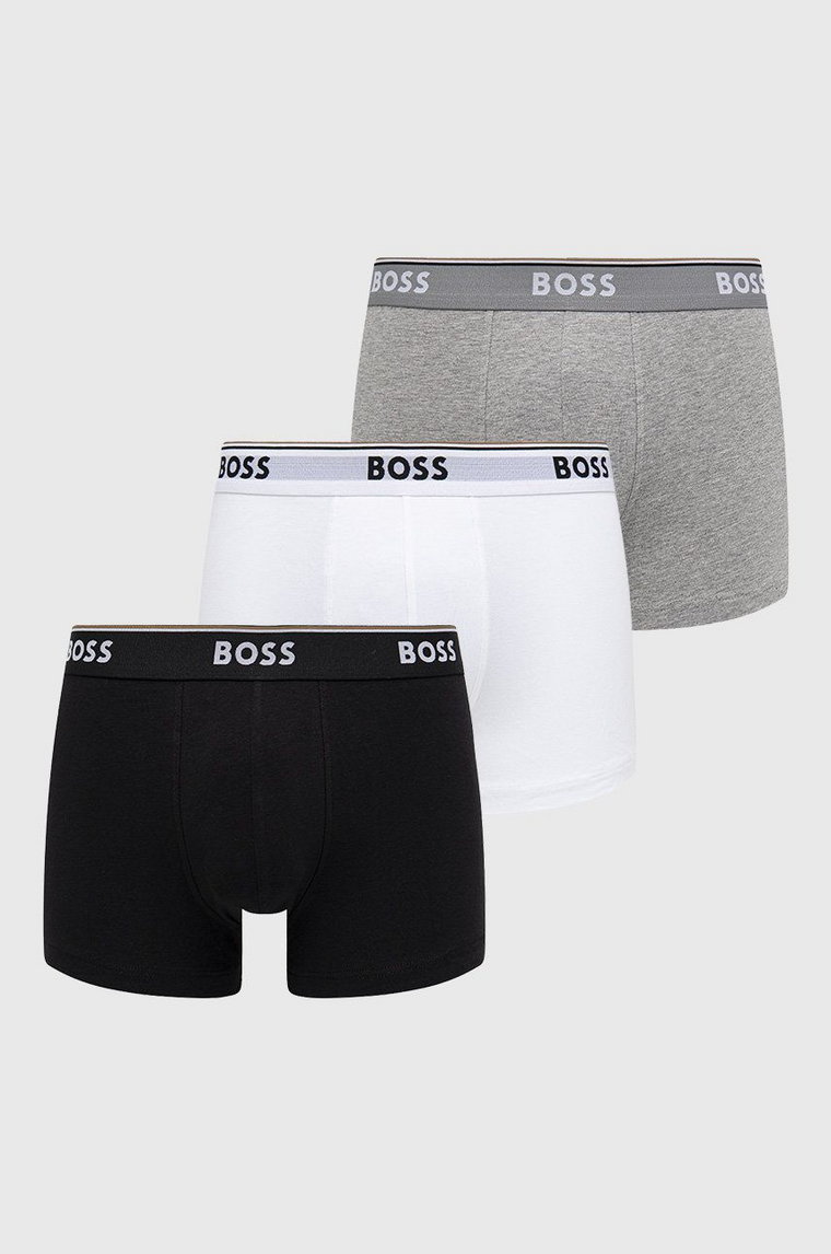 BOSS bokserki 3 - pack męskie kolor biały 50475274