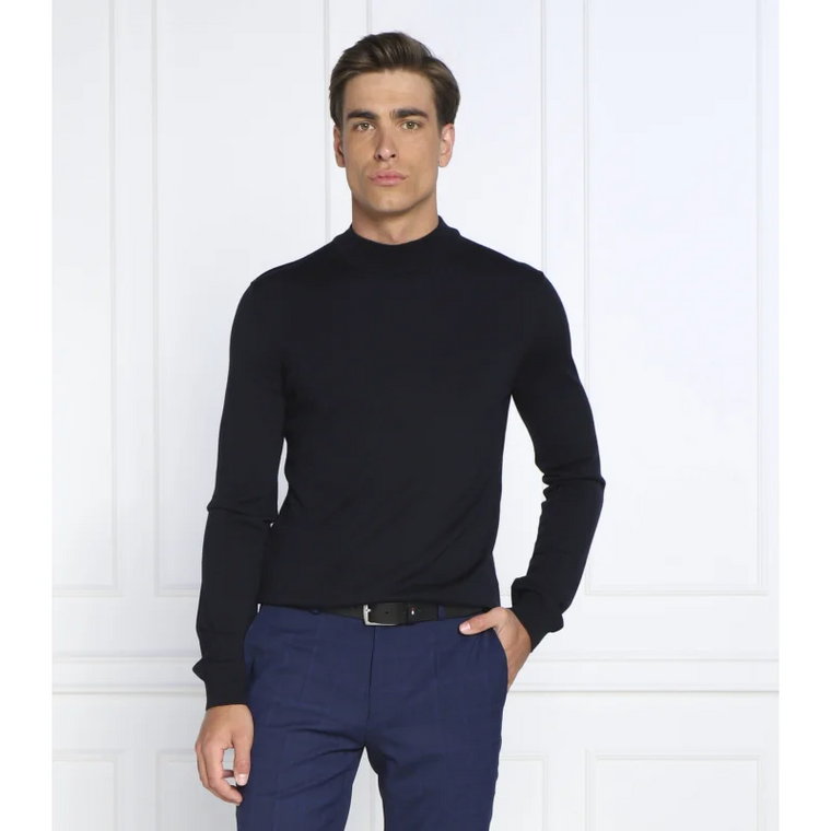 HUGO Wełniany sweter San Matteo | Regular Fit