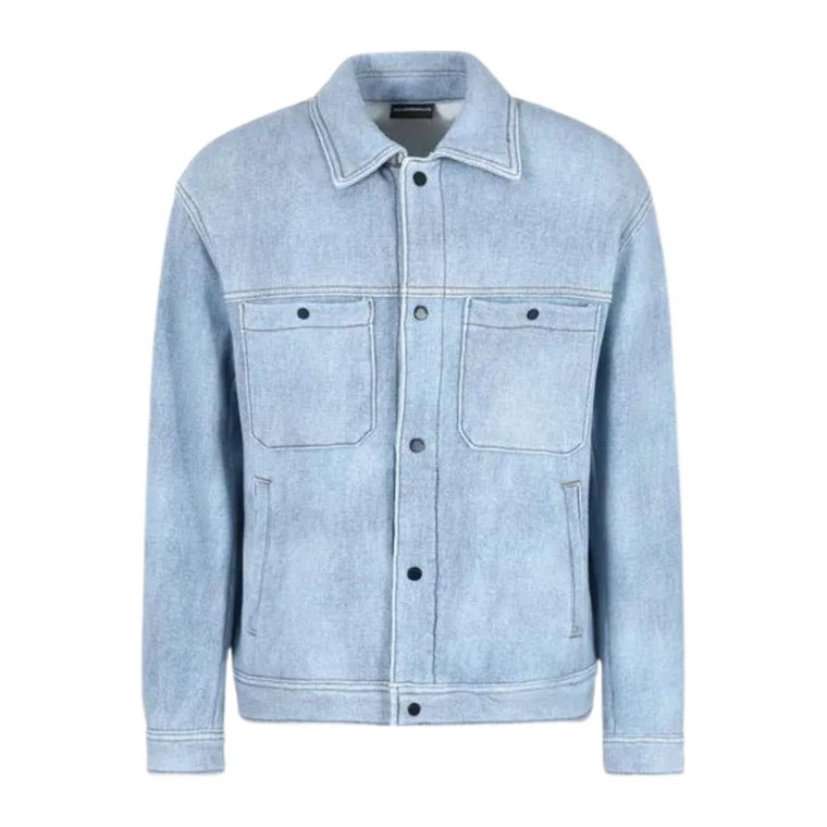 Denim Jackets Emporio Armani