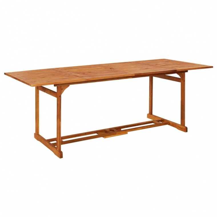 Ogrodowy stół jadalniany, 220x90x75 cm, lite drewno akacjowe kod: V-315946