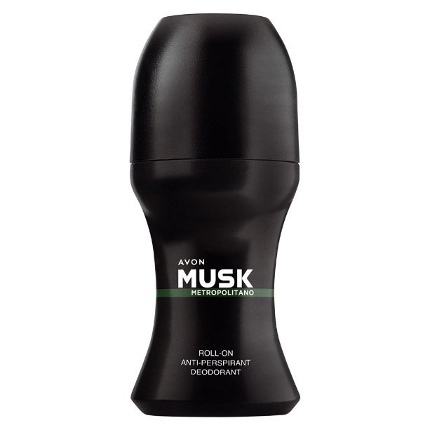 Avon, Musk+ Metropolitano Dezodorant Kulka, 50 Ml