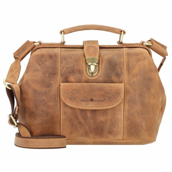Greenburry Vintage Handbag Leather 31 cm brown