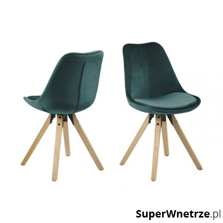 Krzesło Dima VIC Actona zielone-drewno kauczukowe kod: 5705994964813