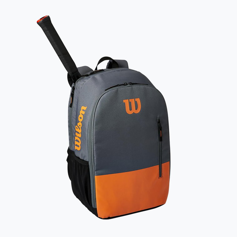 Plecak tenisowy Wilson Team Backpack grey/orange | WYSYŁKA W 24H | 30 DNI NA ZWROT