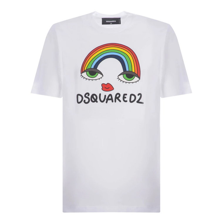 Białe T-shirty i Pola - Must-Have dla Twojej Garderoby Dsquared2