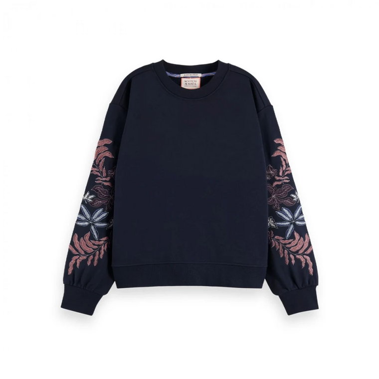 Sweter z haftem Strange Nights Scotch & Soda