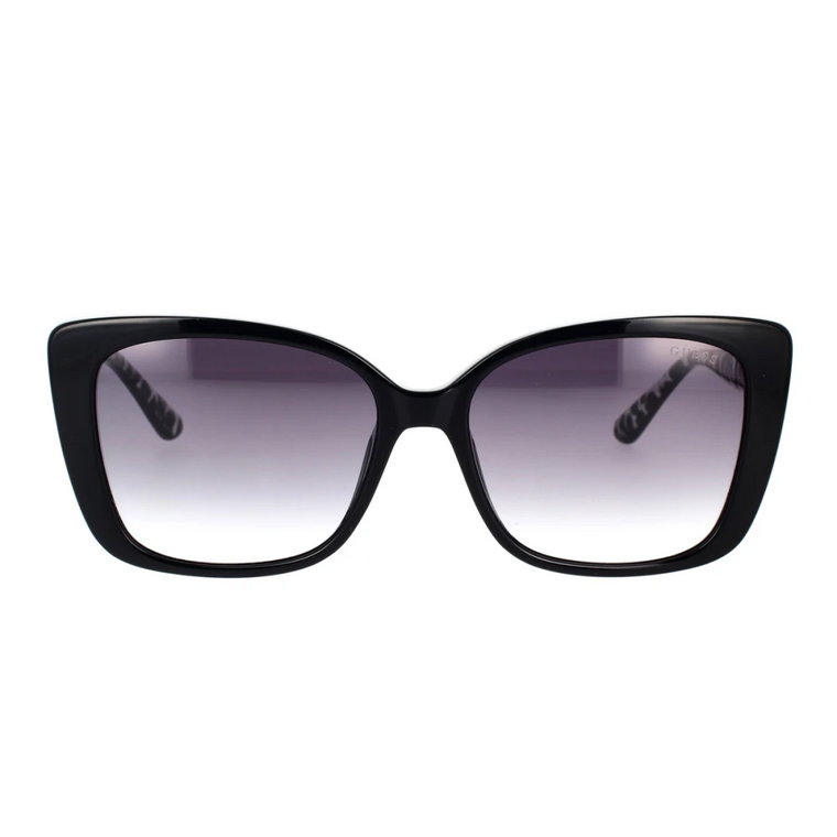 Okulary przeciwsłoneczne w kształcie kwadratu z eleganckim wzornictwem i ikonicznym logo Guess
