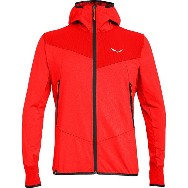 Bluza męska Anger Hybrid PL/DST Full Zip Hoody Salewa