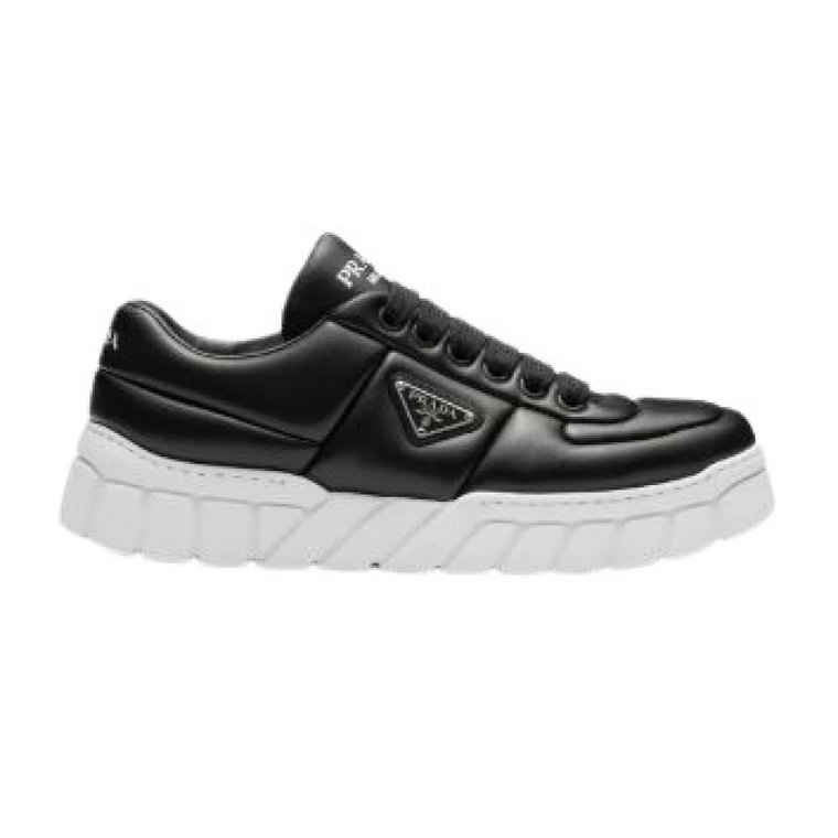 Czarne Sneakersy Prada
