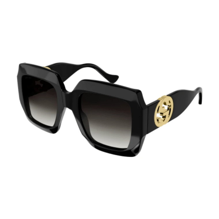 Oversize Okulary Przeciwsłoneczne GG1022S-006-Black Gucci