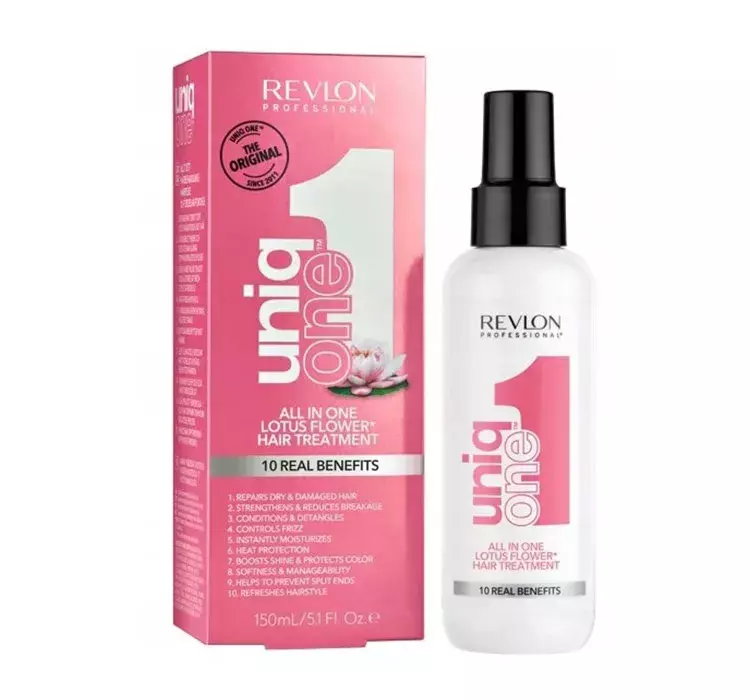 REVLON PROFESSIONAL UNIQ ONE ODŻYWKA DO WŁOSÓW W SPRAYU 10w1 LOTUS FLOWER 150ML