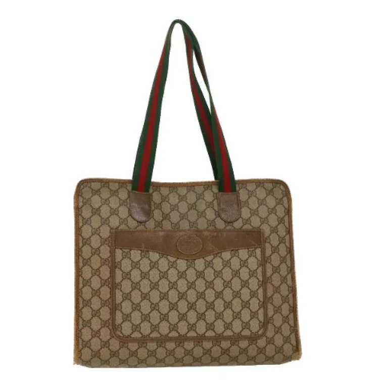 Pre-owned Canvas totes Gucci Vintage