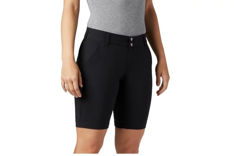 Columbia Saturday Trail Long Short 1579881010, Damskie, Czarne, spodenki, nylon, rozmiar: 38