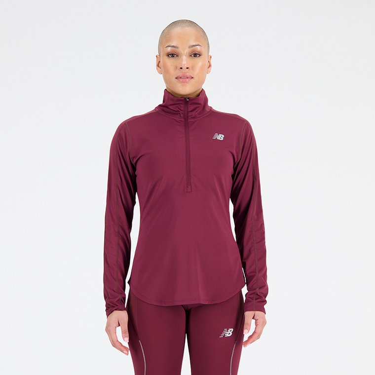 Bluza damska New Balance WT23227NBY  bordowa