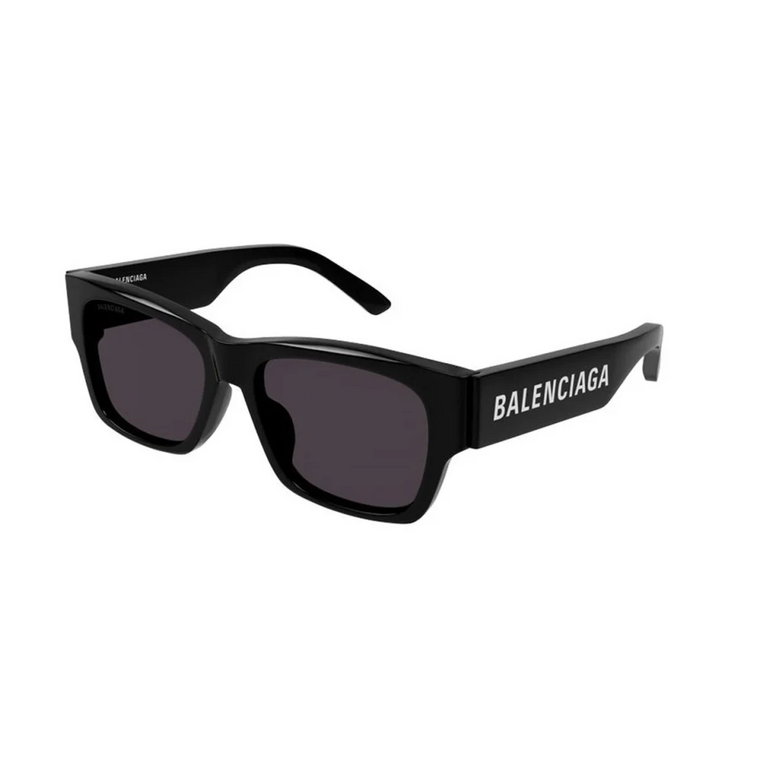 Czarne Szare Okulary Przeciwsłoneczne Model Bb0262Sa Balenciaga