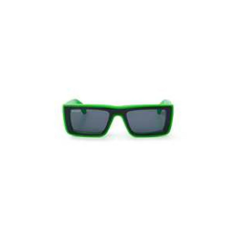 Zielone Okulary Przeciwsłoneczne Jacob dla Kobiet Off White