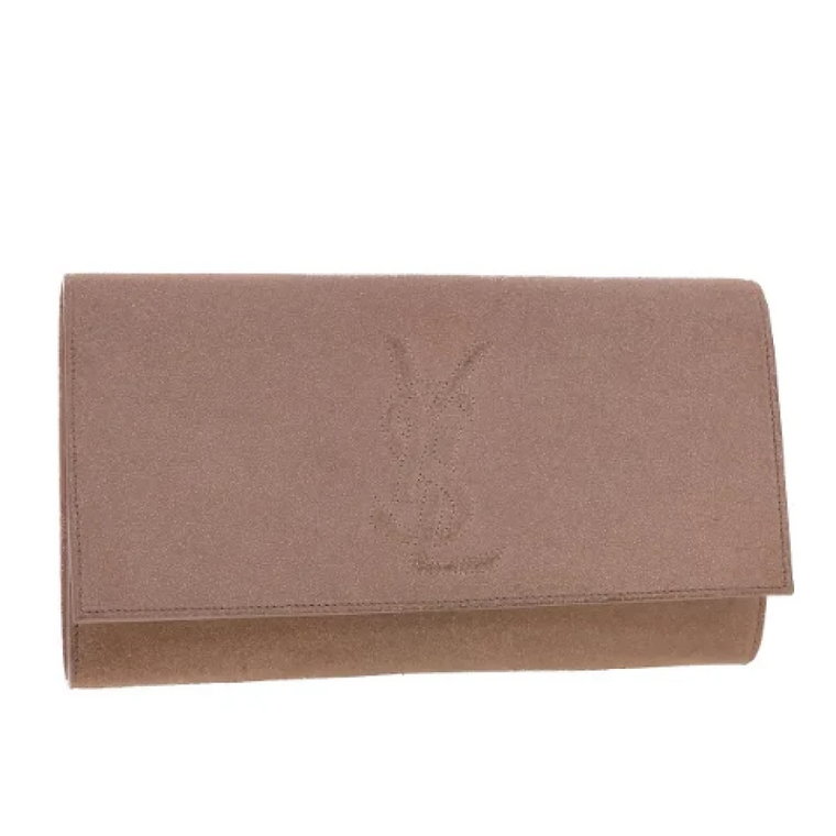 Pre-owned Leather clutches Yves Saint Laurent Vintage