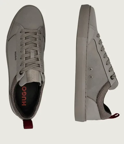 HUGO Tennisschuh Morrie - Stylischer Sneaker Mit Logo-Detail, Schnürung Und Innenfutter
