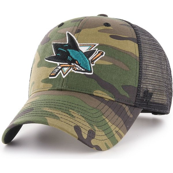 Czapka z daszkiem NHL San Jose Sharks Camo Branson '47 MVP 47 Brand