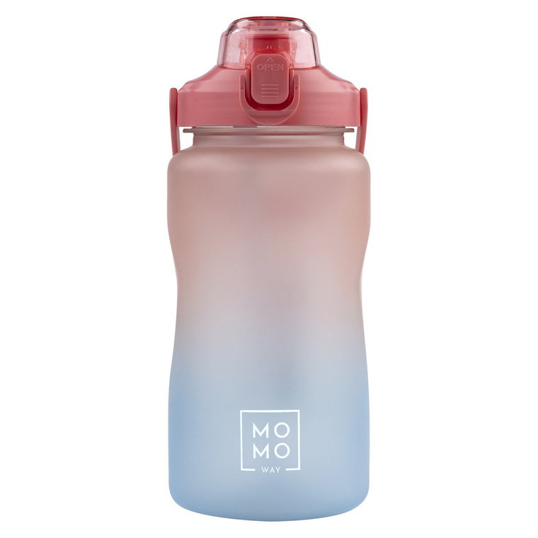 Butelka na wodę 1.5L różowo-niebieska | BPA free