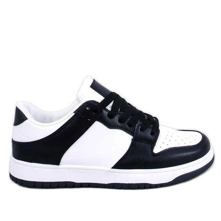 Sneakersy dwukolorowe Ballou Black białe