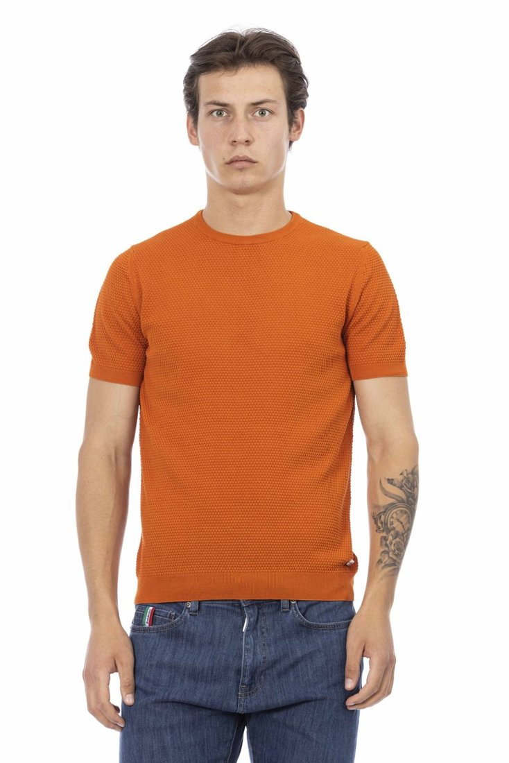 Swetry marki Baldinini Trend model 6061_ROVIGO kolor Pomarańczowy. Odzież męska. Sezon: Cały rok