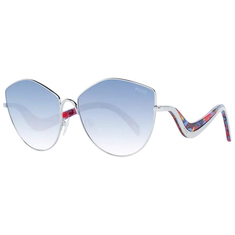 Kolorowe okulary przeciwsłoneczne w stylu Cat Eye Emilio Pucci