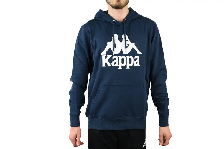 Kappa Taino Hooded  705322-821, Męskie, Granatowe, bluzy, bawełna, rozmiar: L