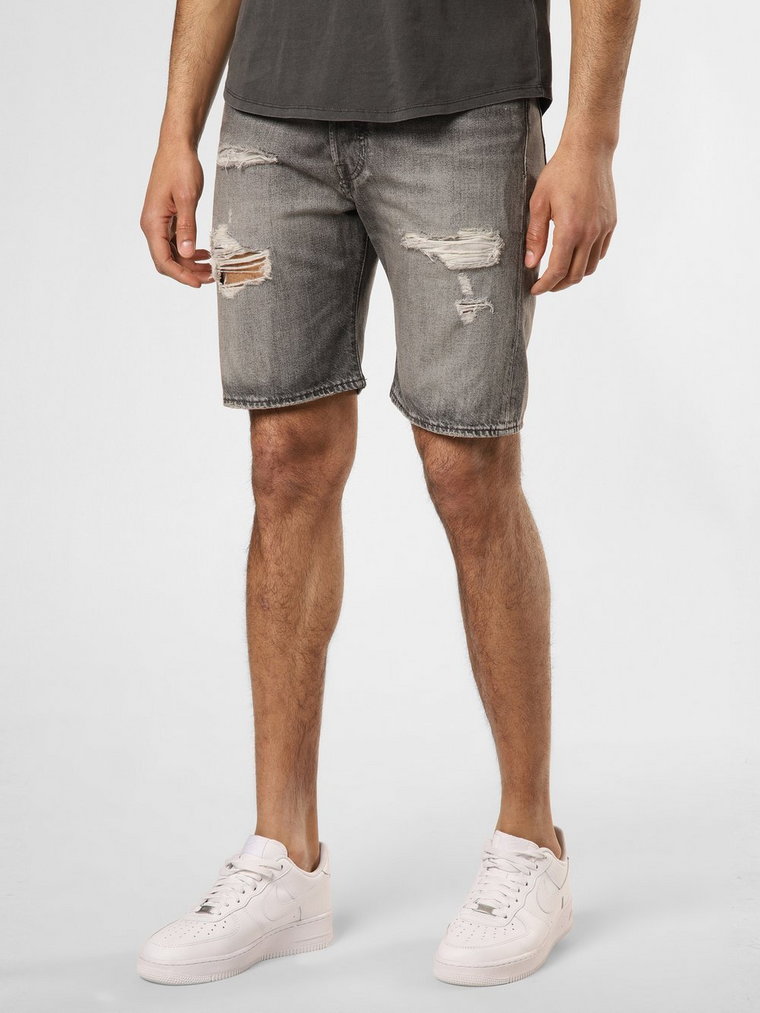 Levi's - Męskie spodenki jeansowe  501, szary