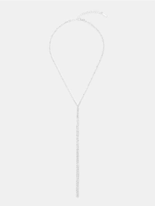 Mohito - Długi naszyjnik - srebrny