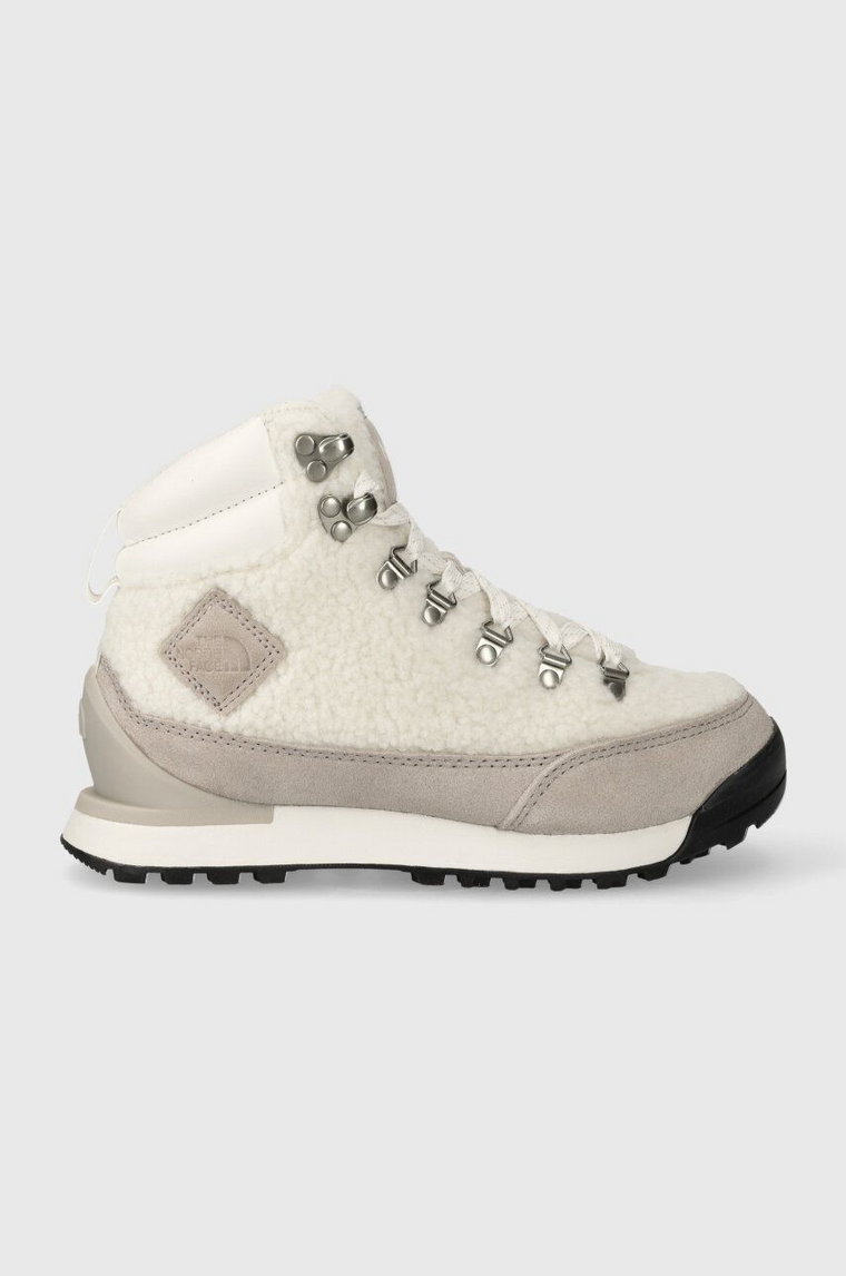 The North Face buty Back-To-Berkeley IV High Pile damskie kolor biały