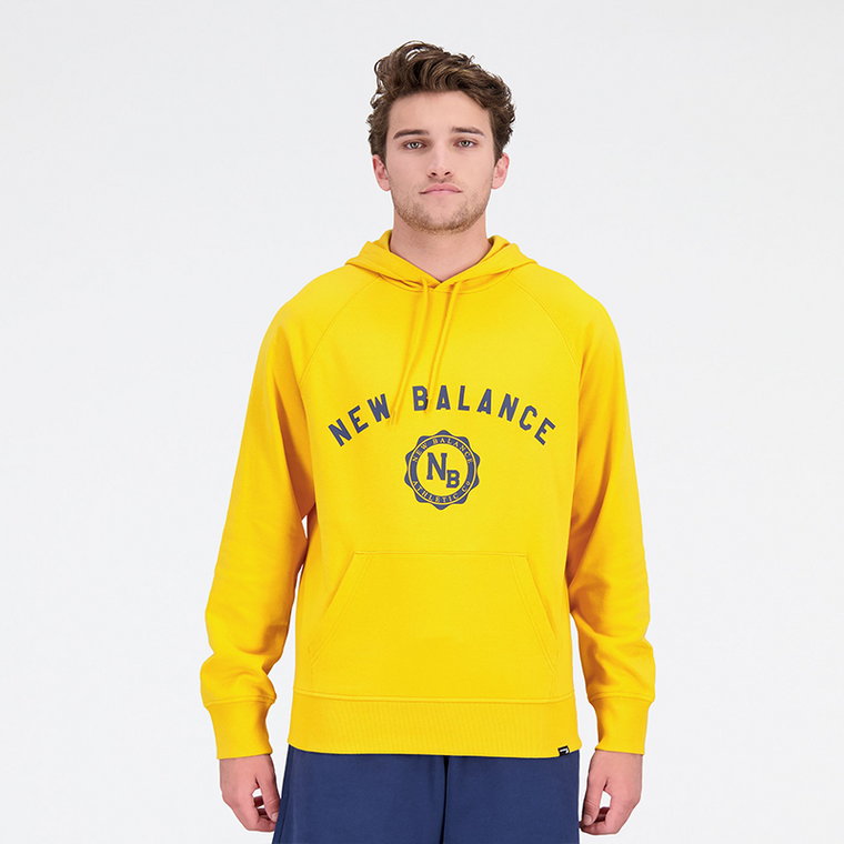 Bluza męska New Balance MT31901VGL  żółta