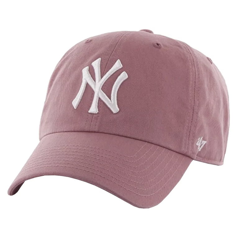 47 Brand New York Yankees MLB Clean Up Cap B-NLRGW17GWS-QC, Damskie, Różowe, czapki z daszkiem, bawełna, rozmiar: One size