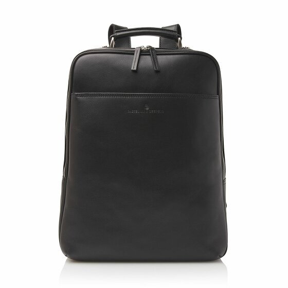 Castelijn & Beerens Verona Plecak RFID Skórzany 40 cm Komora na laptopa black