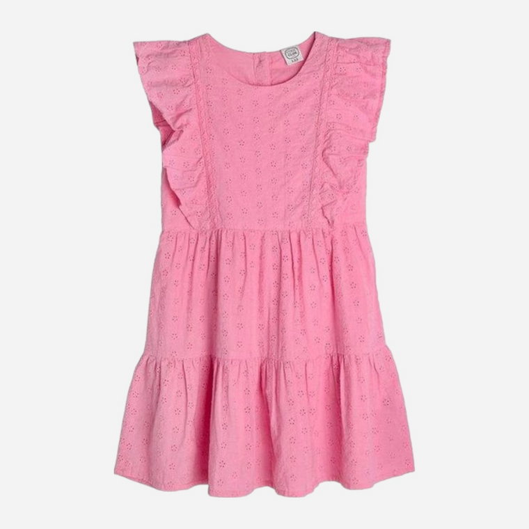 Letnia sukienka dziecięca dziewczięca Cool Club CCG2412351 134 cm Różowa (5903977273666). Sukienki dziewczęce