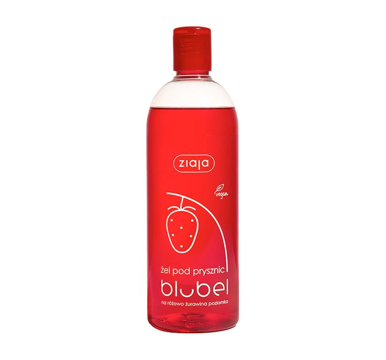 ZIAJA ŻEL POD PRYSZNIC ŻURAWINA POZIOMKA BLUBEL 500ML